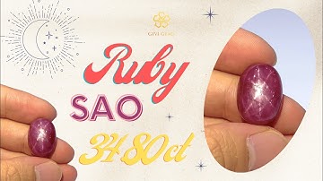Ruby sao thiên nhiên đỏ ngọc sao nét cho anh em làm trang sức