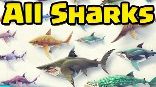 ALL SHARKS UNLOCKED - Hungry Shark World (HSW) - EPIC GAMEPLAY OF EVERY SHARK!