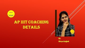 AP IIIT COACHING DETAILS | Free classes | Free Mock tests