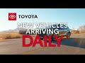 New vehicles arriving daily at your local gold coast toyota dealer