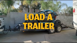 How to load a vehicle onto a trailer by Magargee Films 108 views 6 months ago 6 minutes, 37 seconds