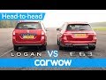 Dfi mercedesamg e63 s vs dacia logan drag race frein et confort  cher ou bon march