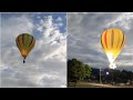 Hot Air Balloon Crashes Into Powerlines