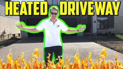 Heated Driveway Installation