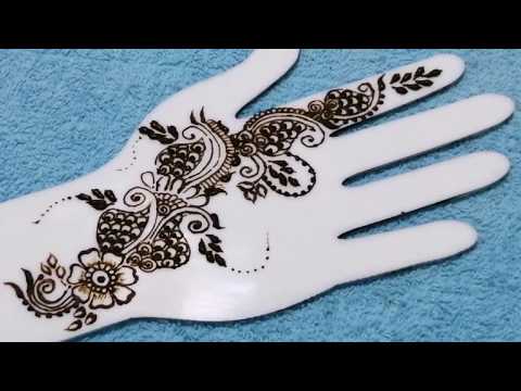 Very Easy Simple Arabic Mehndi Design Arabic Henna Design Abca