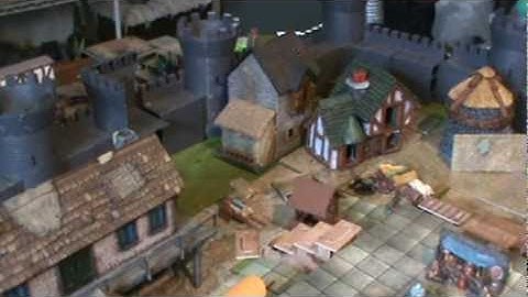 My D&D RPG village, a work in progress