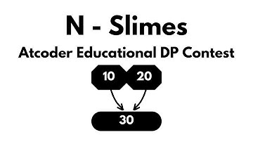 N - Slimes | Atcoder Educational DP Contest