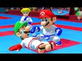 Mario and Sonic at the Olympic Games Tokyo 2020 - Couple Mario and Peach vs Opponents