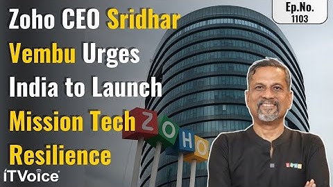 Zoho’s Sridhar Vembu Calls for ‘Mission Tech Resilience’ | Google HOPE AI | 10 Nov