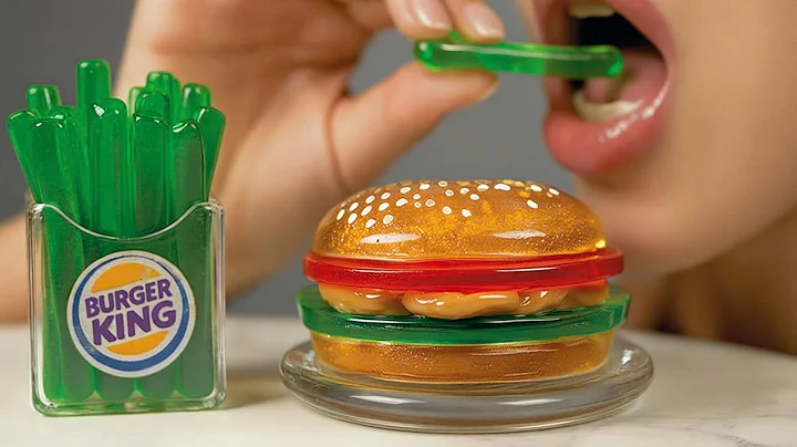 Glass Fries & Fast Food AI ASMR Eating Video #2 | Oddly Satisfying