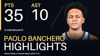 Paolo Banchero Highlights(Atlanta Hawks vs Orlando Magic October 21, 2026)