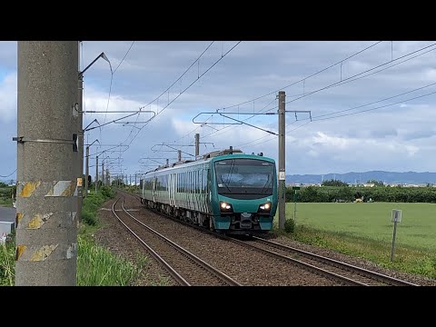 奥羽・五能線HB-E300系秋ｱｷ橅編成4B快速リゾートしらかみ4号秋田行き8534D