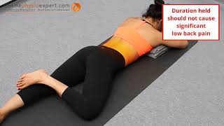 Lumbar Spine Prone Lying Position With Rotation Correction - Level 3