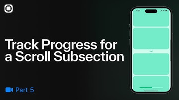 Create a Progress Bar for a Subsection of a Scroll in Play