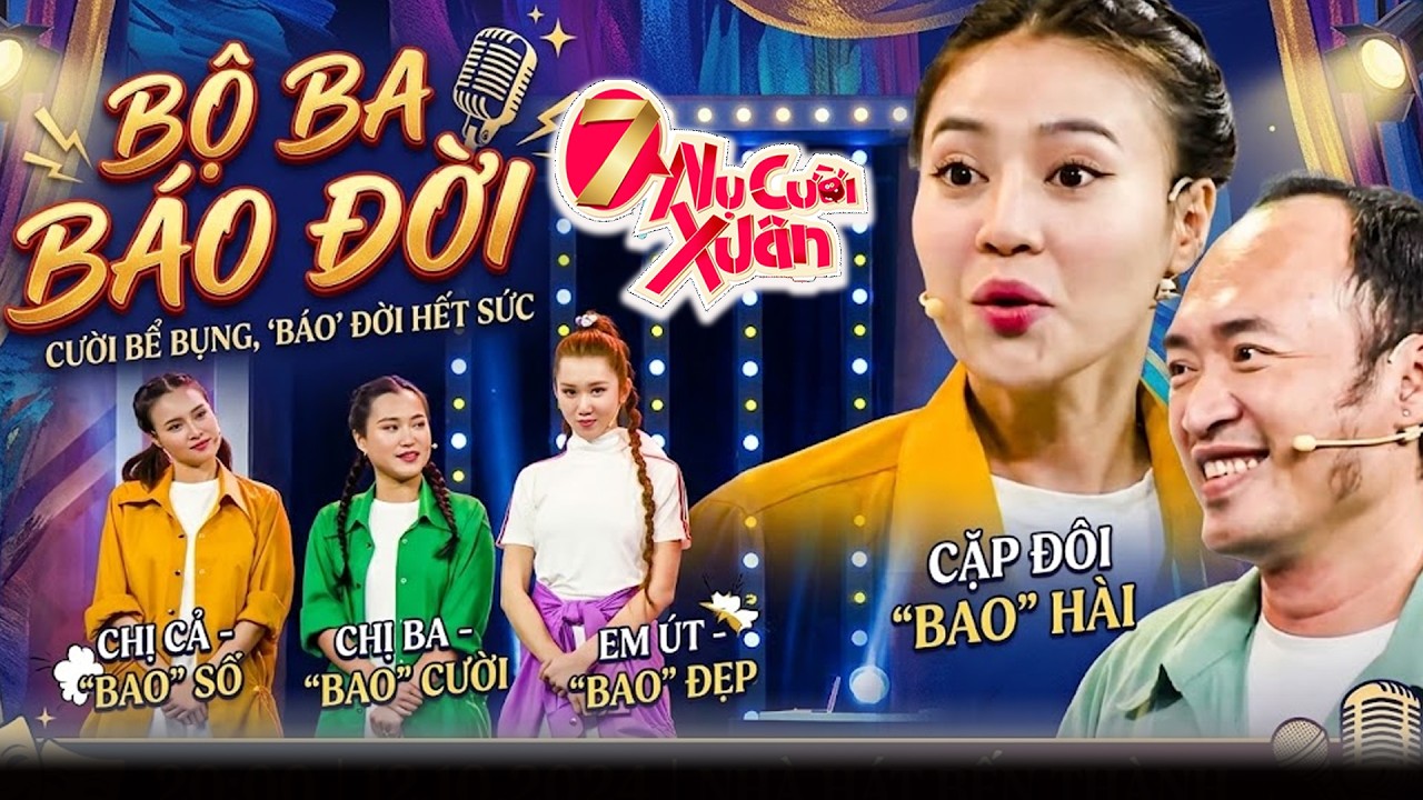 7 Nụ Chào Xuân 2026 | BỘ BA BÁO ĐỜI | Hài 7 Nụ Cười Xuân 2026 | Bảy Nụ Cười Xuân 2026 | HTV Shows