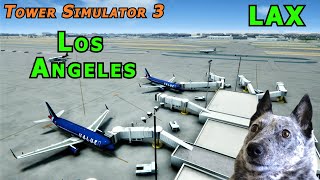 My FIRST SHIFT at LAX (Learning a New ATC Game)! Real Controller Plays Tower Simulator 3