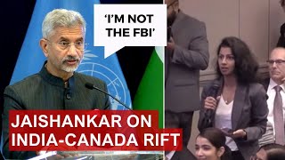 Im Not The Fbi I What Jaishankar Said To Question On Nijjar Canada Five Eyes