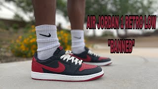 AIR JORDAN 1 RETRO LOW OG "BANNED" 2026! REVIEW & ON FEET THESE ARE ONLY FOR TRUE SNEAKERHEADS!