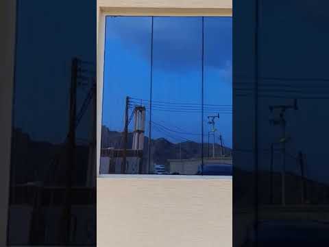 زجاج دبل اجلاس ازرق     