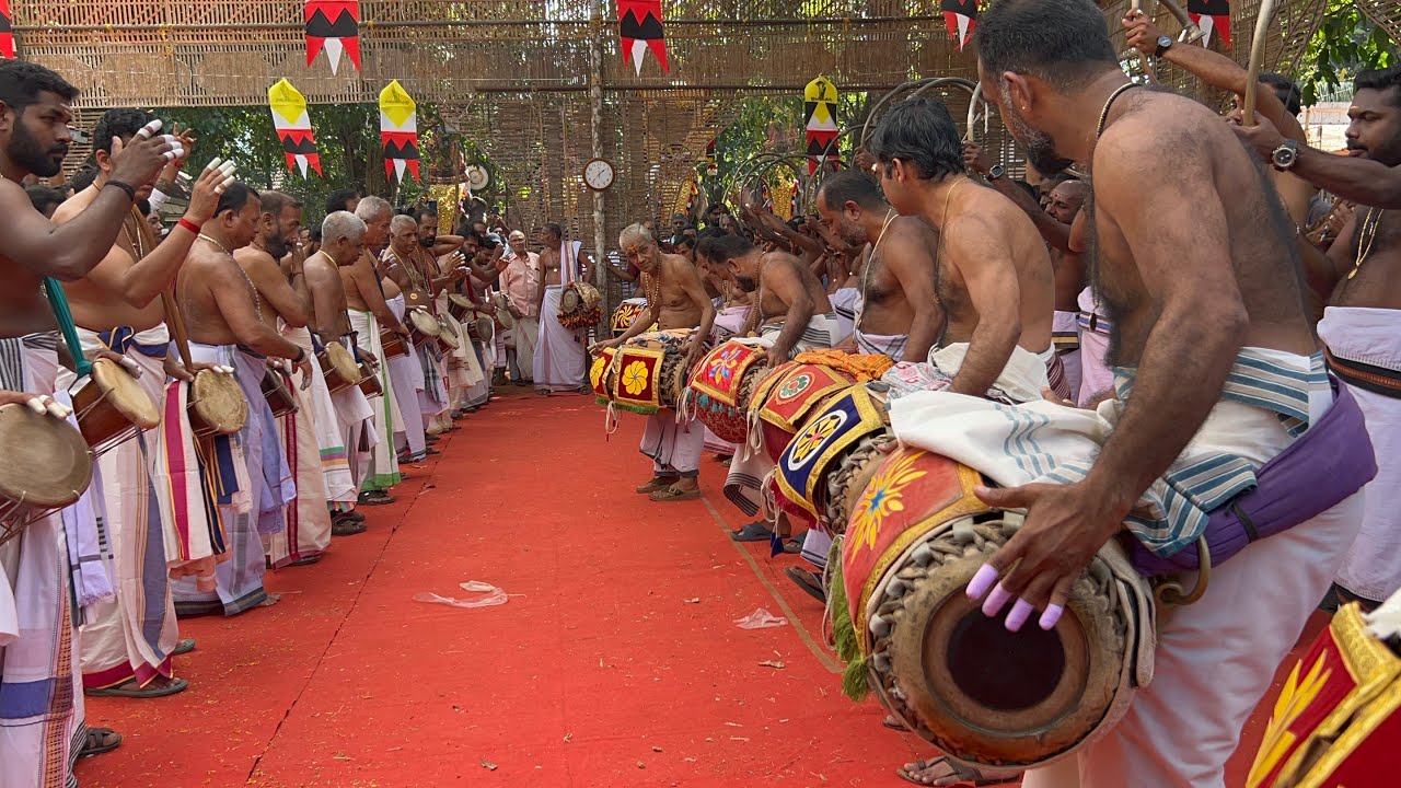 അക്കിക്കാവ് പൂരം 2026 - കൊങ്ങണൂർ ദേശം - പഞ്ചവാദ്യം - പതികാലം മദ്ദളം താളവട്ടം - ചെർപ്പുളശ്ശേരി ശിവൻ