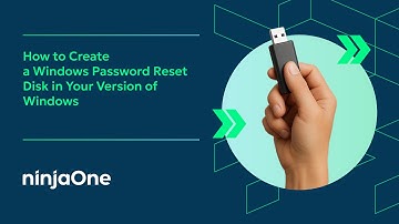 How to Create a Password Reset Disk in your Version of Windows