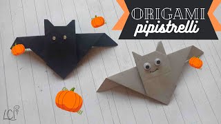 Origami: Halloween Bats for Decorating Your Home and Parties