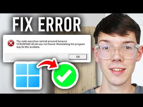How To Fix VCRUNTIME140.dll Missing In Windows 11 or 10 - Step By Step