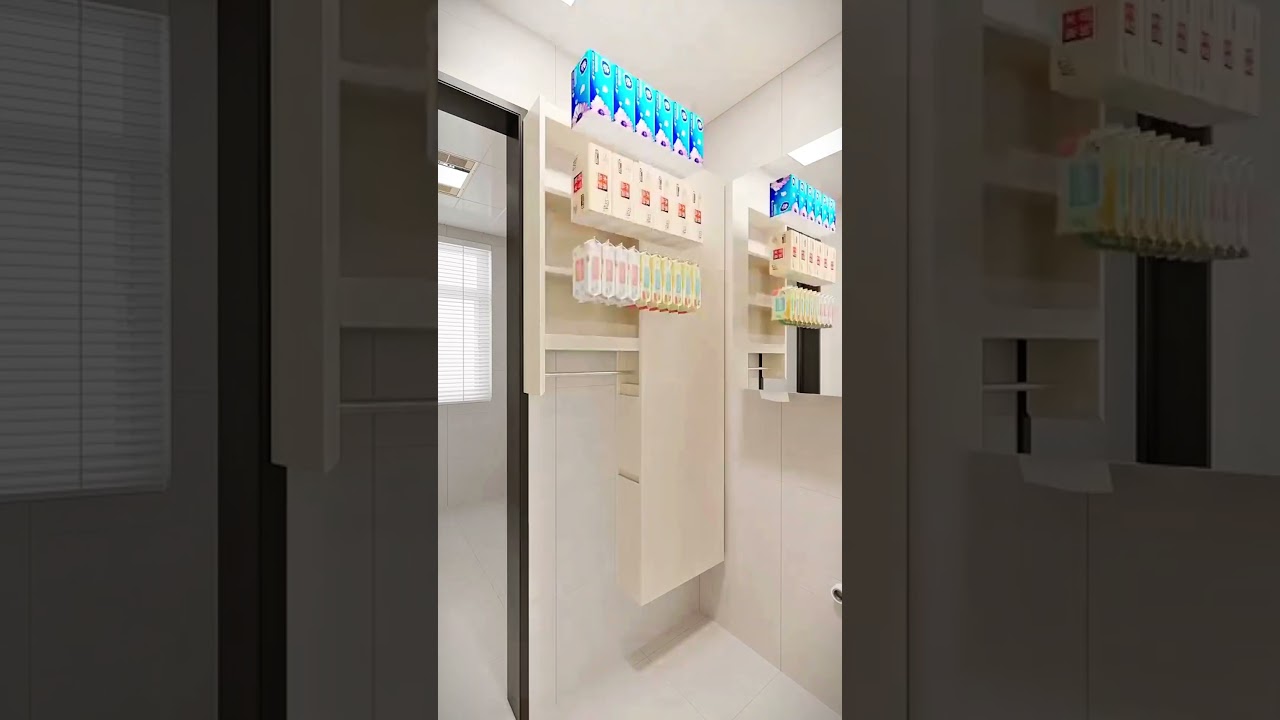 Small Bathroom, Huge Storage | Smart Cabinet Design Ideas