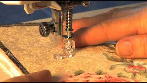 Janome Open Toe Quilt Set High Shank Video Using The Free Motion Foot