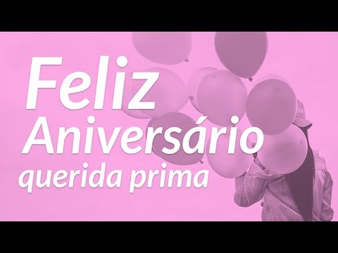 Mensagem de Aniversário de Prima