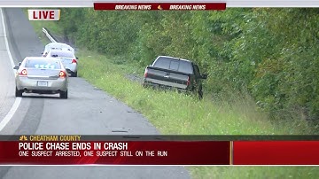 Police chase ends in crash on I-40 West in Cheatham Co.