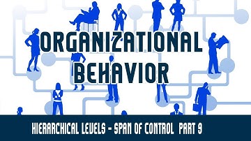 Organizational Structure | Hierarchical Levels | Span Of Control | Part 9