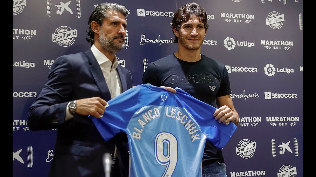 Lágrima Descomponer Meseta Blanco Leschuk: “Estoy muy contento, es un gran Club” | Málaga - Web Oficial