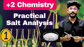 Plus Two |PRACTICAL |Salt Analysis  | Part 1|CHEMISTRY