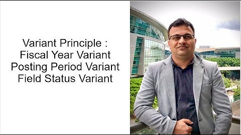 SAP-varianten - Boekjaar, boekingsperioden, veldstatusvarianten uitgelegd in 5 minuten.