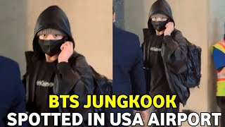 Jungkook Spotted At Usa Airport Jungkook Arrival To South Korea From La- At Incheon Airport 231202