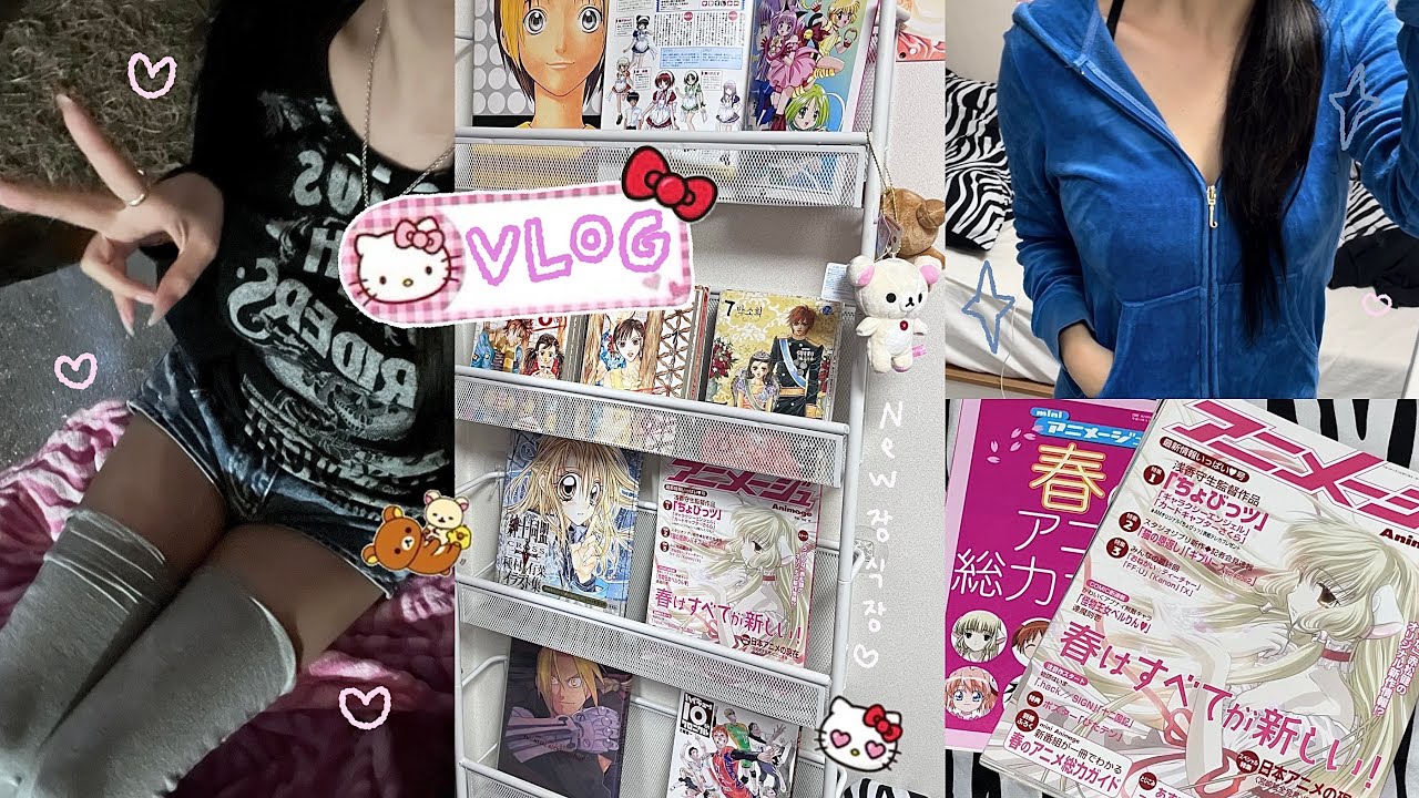 Vlog 끝나지 않는 방꾸미기 ´͈  ᵕ `͈ ♡°˚ 🎀