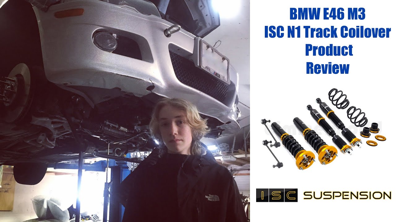 bmw-e46-m3-isc-n1-track-coilover-install-and-review-youtube
