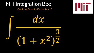 MIT 2018 Integration Bee Qualifying Exam, Problem 17