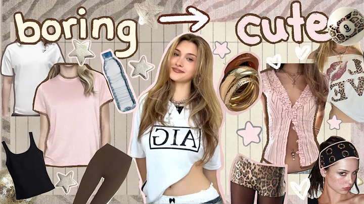 how to make ur BORING clothes CUTE ☆diy Pinterest closet☆ thumbnail