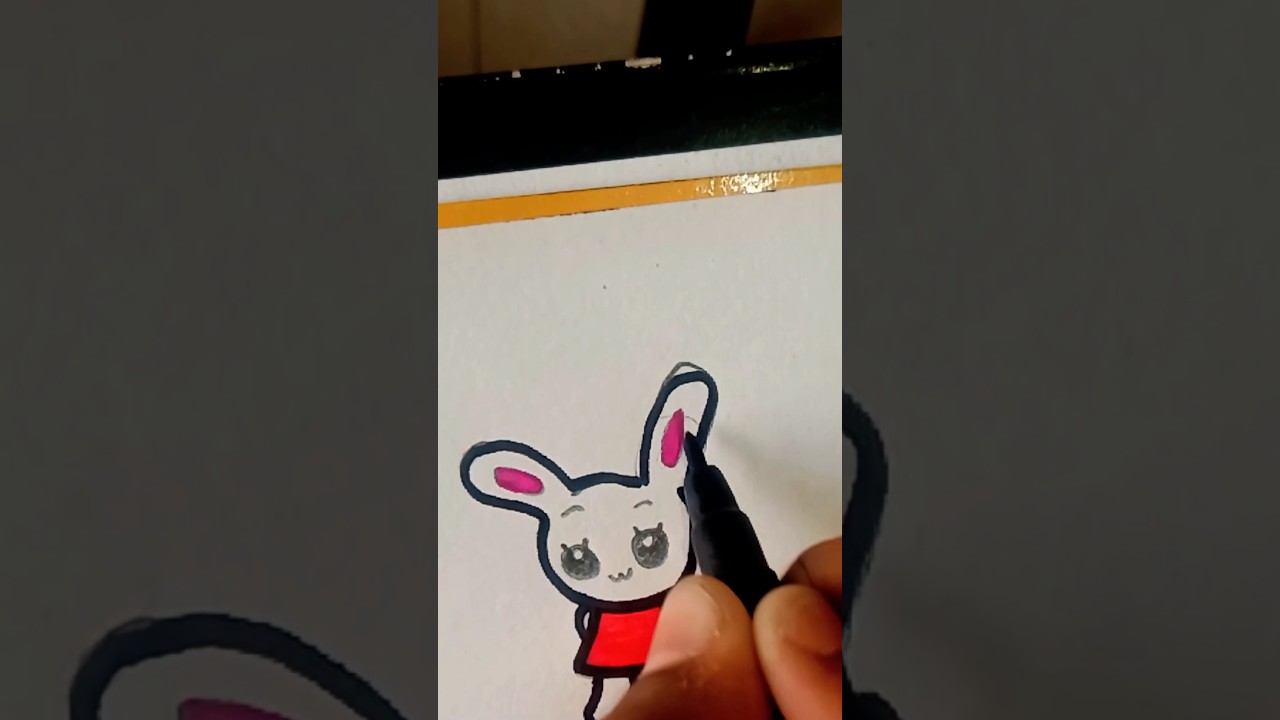drawing rabbit ❤️🥰🐇 