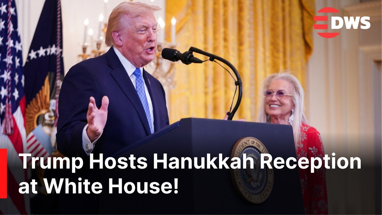 FULL EVENT: President Trump Attends Hanukkah Reception at White House | Full Coverage | AC1Z