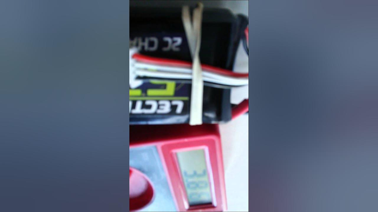 How to check LiPo battery voltage with multimeter. YouTube