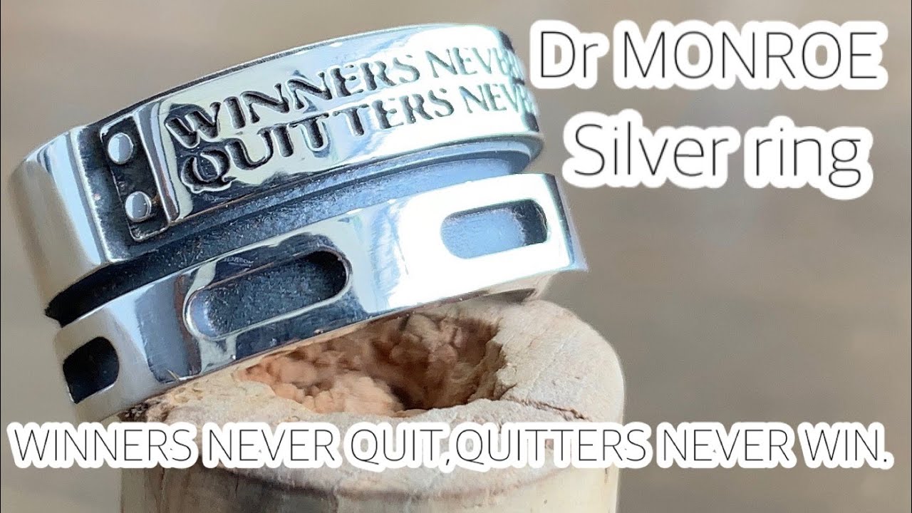 送料無料】Dr MONROE(ドクターモンロー) メッセージリング FC-98TE-SV