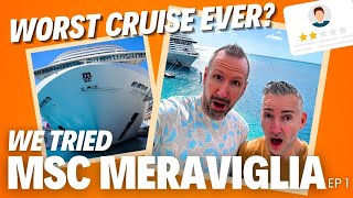 We board a CONTROVERSIAL Cruise Line MSC Cruises #meraviglia