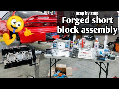 how to rebuild a Forged short block step-by-step (part #1