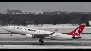 Turkish Airlines Tk 1722 Airbus A330-202 Tc-Jin Tarabya Widebody Takeoff Berlin Tegel Airport