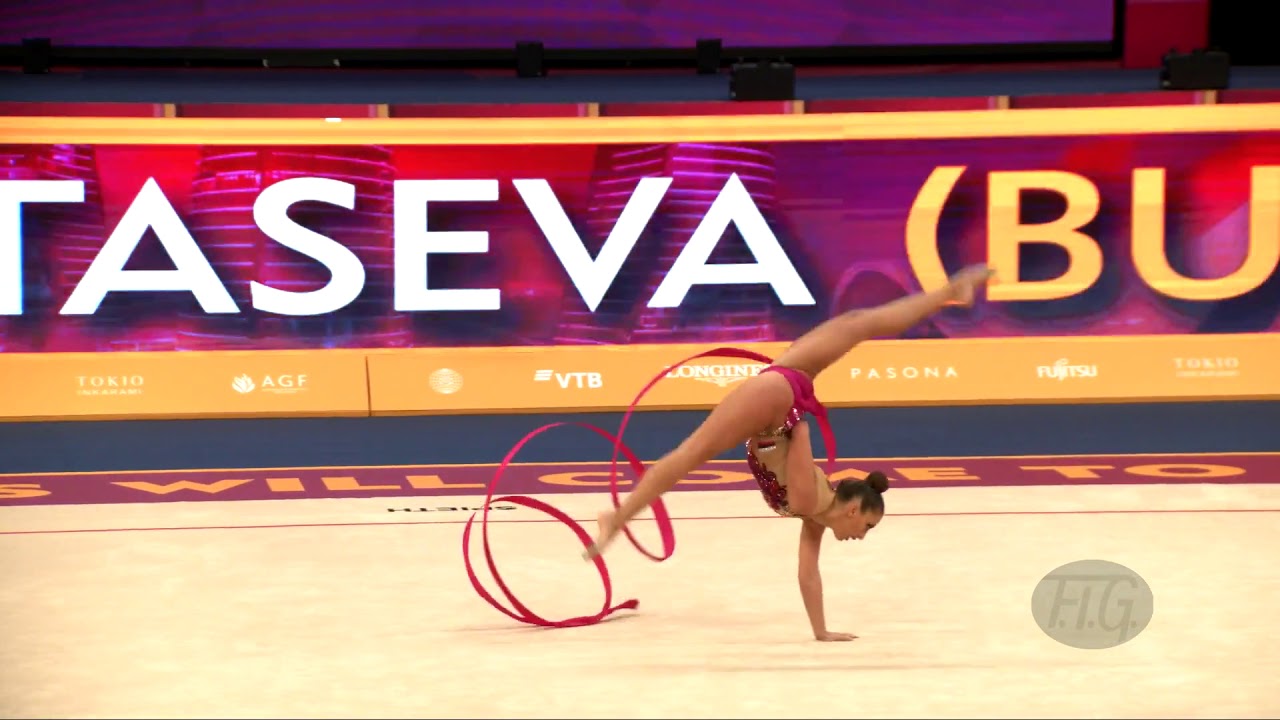 TASEVA Katrin (BUL) - 2019 Rhythmic Worlds, Baku (AZE) - Qualifications Ribbon