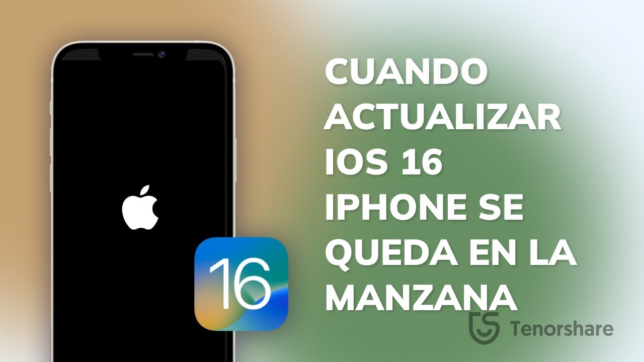 Mi iPhone se queda en la manzana después de actualizar iOS 16 (2