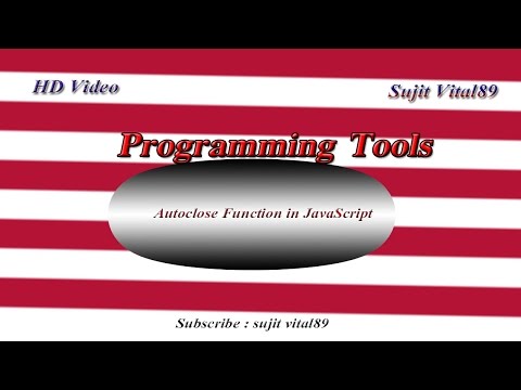 Javascript auto close functions